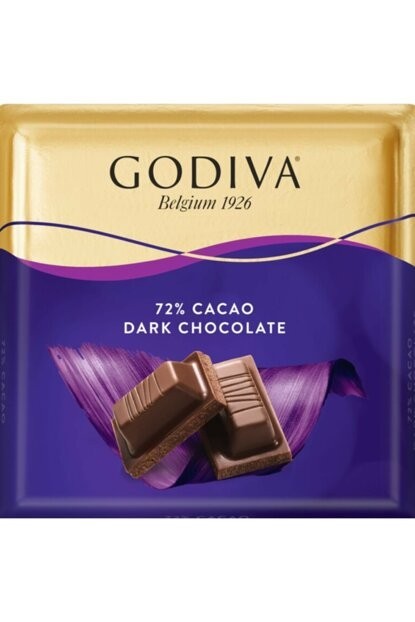 ÜLKER GODİVA %72 DARK SQUARE 60GR*6