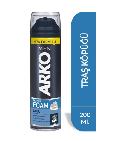 ARKO SHAVING FOAM 200 ML COOL * 6