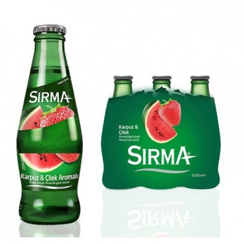 SIRMA WATERMELON-STRAWBERRY SODA * 24