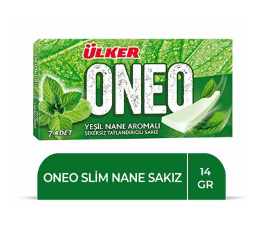 ÜLKER ONEO SLİM MİNT GUM 14 GR*27