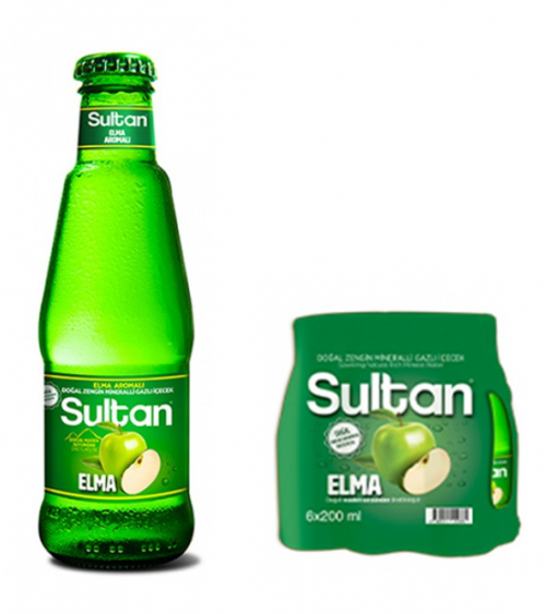 SULTAN FRUIT SODA APPLE * 24