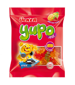 ÜLKER (1762-01) YUPO JELLY BEAR 80 GR*24