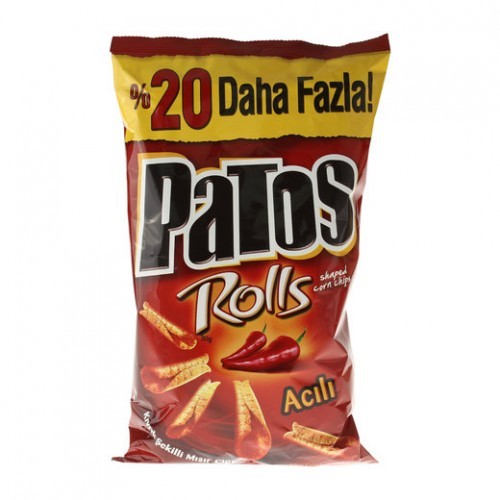PATOS ROLLS HOT %20 PARTY 195GR*15