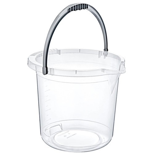 AK 432 TRANSPARENT CLEANING BUCKET 14 LT * 11