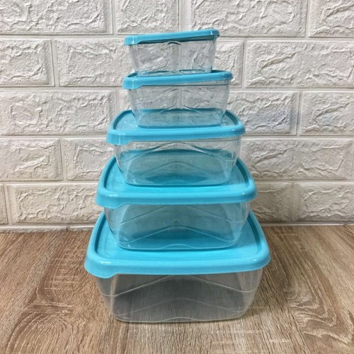 AK 676 SQUARE STORAGE 5 PCS 250-500-900-1500-2500 ML * 1