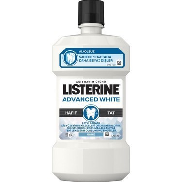 LİSTERİNE ADVANCED 500 ML WHITE LIGHT TASTE * 6