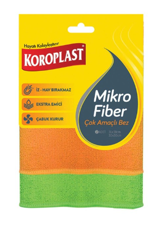 KOROPLAST MİKROFİBER MULTI PURPOSE HOME CLOTH 2*24