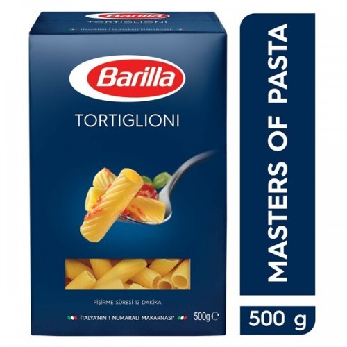 BARILLA 500 GR TORTIGLIONI (THICK CUT)*9