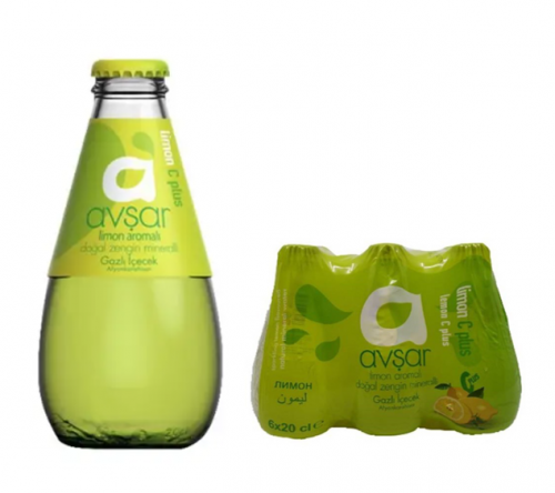 AVŞAR MINERAL WATER 200 ML LEMON*24