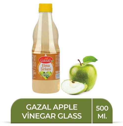 GAZAL APPLE VİNEGAR GLASS 500 ML*12