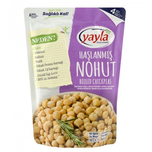 Yayla Haşlanmış CHICKPEA 700 Gr*9