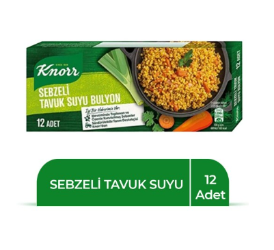 KNORR BULYON 6 LT VEGETABLE CHICKEN BROTH 12 PCS*48