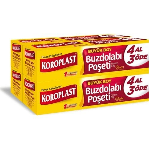 KOROPLAST REFRIGERATOR BAG BUY 4 PAY 3 LARGE 20 PCS*24