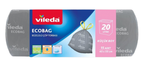 VILEDA WASTE BAG SMALL WITH SHIRTING *24