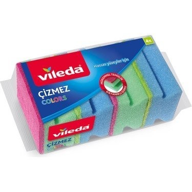 VILEDA NON-SCRATCH FOAM 4 PCS*12
