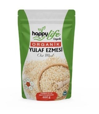 HAPPY LIFE 400 GR ORGANIC OATMEAL*12