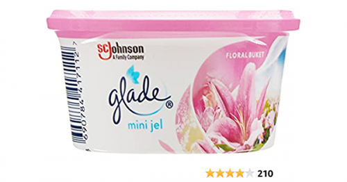 GLADE MINI GEL 70GR FLORAL BOUQUET*12
