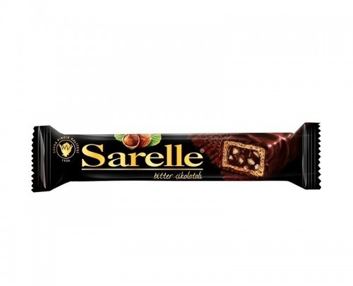 SARELLE BLACK CHOCOLATE WAFER 33 GR*20