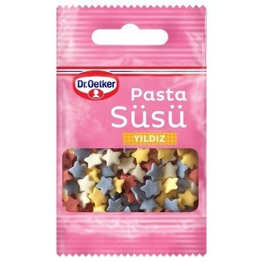 DR.OETKER DECOR CAKE DECORATION STAR 10 GR*25