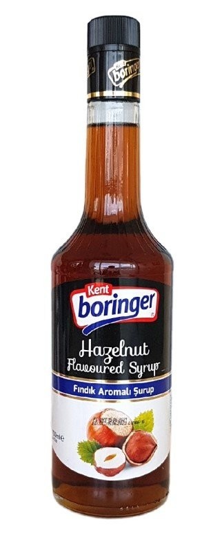 KENT BORINGER 700 ML SYRUP WITH HAZELNUT FLAVORED*6