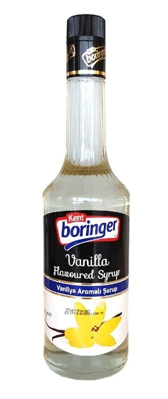 KENT BORINGER 700 ML SYRUP WITH VANILLA FLAVORED*6