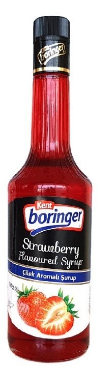 KENT BORINGER 700 ML SYRUP WITH STRAWBERRY FLAVORED*6