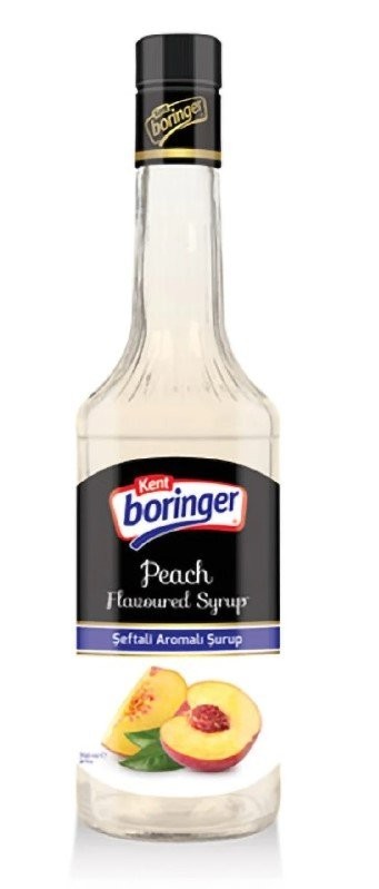 KENT BORINGER 700 ML SYRUP WITH PEACH FLAVORED*6