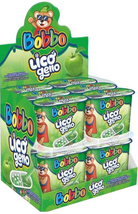 BOBBO LICO GELLY APPLE 45 GR*12