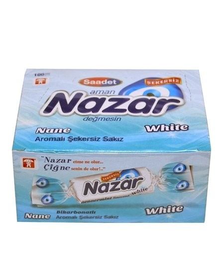 NAZAR WHITE (CARBONATE) GUM*100