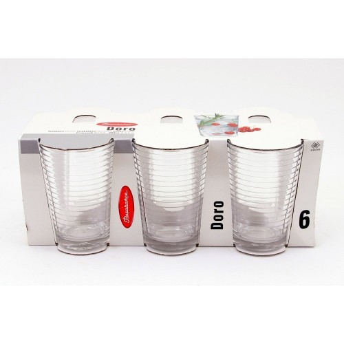 PAŞABAHÇE (52752) WATER GLASS STRIPED DORO 6PCS *8