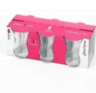 PAŞABAHÇE (42331-6GTU) TEA GLASS CINAR ALTI 6PCS*12
