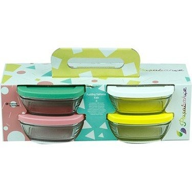 PAŞABAHÇE (96840) PUDDING STORAGE CONTAINER 4 PCS*6