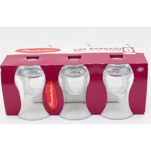 (62511) PAŞABAHÇE TEA GLASS AJDA 6PCS *12