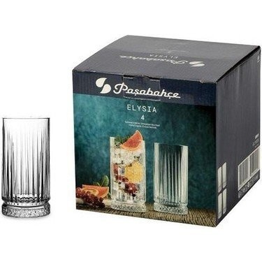 (520125) PAŞABAHÇE SOFTWARE GLASS 4PCS*6(ELYSIA)