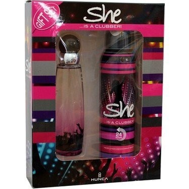 SHE PERFUME WOMEN+DEO CLUBBER*1