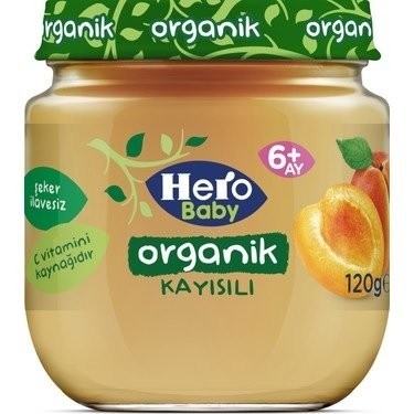 ÜLKER HERO BABY (5983-07) 120G JAR.ORGANIC.APRICOTS*6
