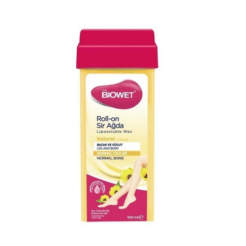 BİOWET ROLL-ON SIR WAX 100 ML NATURAL*24