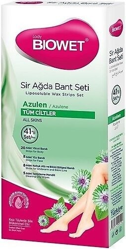 BIOWET SIR WAX TAPE SET 41 Pcs AZULEN*36