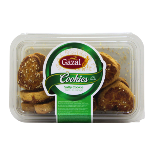 GAZAL 300 GR SALTY COOKIES SESAME HEART*20