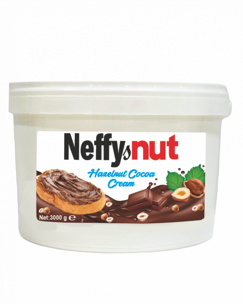 NEFFY NUT 3 KG COCOA HAZELNUT CREAM BUCKET*4