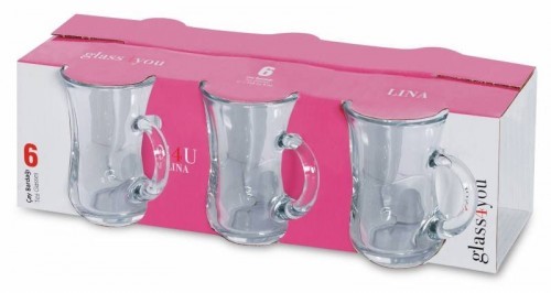 (55783-6)PAŞABAHÇE CUP WITH HANDLE 6PCS *8