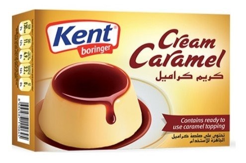 KENT BORINGER CREAM CARAMEL 50 GR +21 GR SAUCE*72