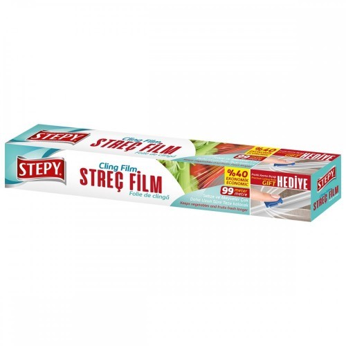 STEPY STRETCH FILM 40% ECONOMIC 99 METERS*24