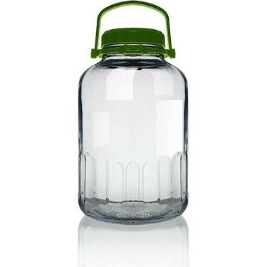 (80009) PAŞABAHÇE JAR GREEN LID*6