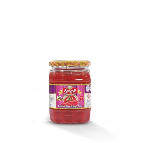 İPEK TOMATO PEPPER PASTE GLASS 650 GR*12