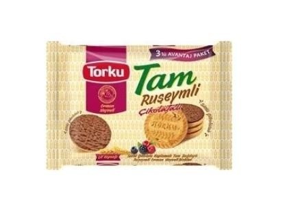 TORKU (406246) WHOLE RUŞEYMLİ BISCUITS FOREST FRUIT 252 GR*8