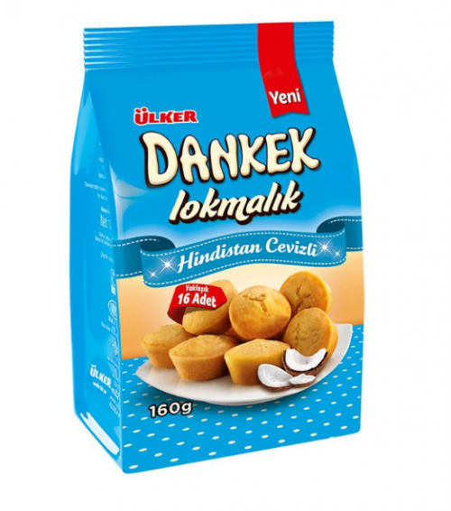 ÜLKER (804-02) DANKEK LOKMALIK WITH COCONUT 160 GR*10