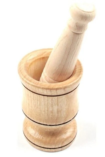 FLEXI WOODEN MORTAR *12