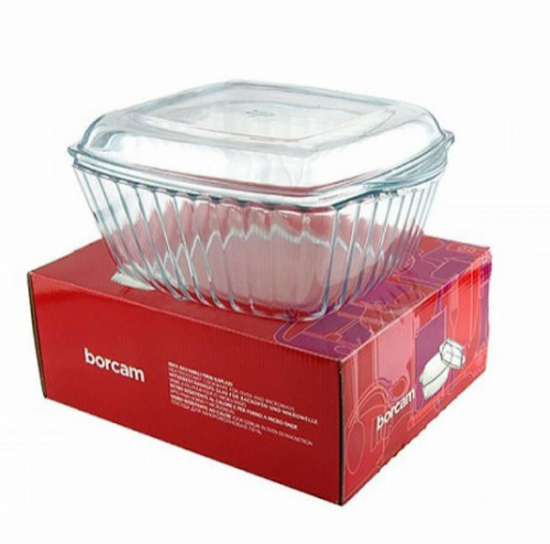 (59049)PAŞABAHÇE BORCAM SQUARE POT*4