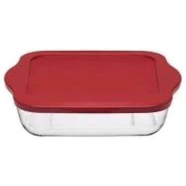 (59024)PAŞABAHÇE SQUARE TRAY WITH PLASTIC COVER *6